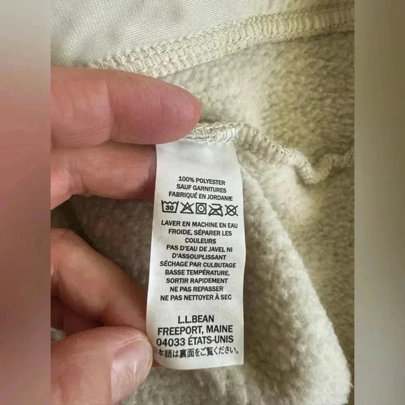 Women's L.L.Bean Sweater Fleece Pullover Size M - Picture 10 of 11